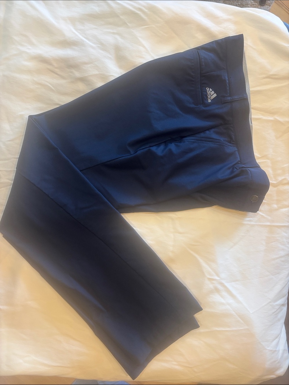 adidas Navy Slim Athletic Pants